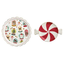 Nested Xmas Candy Platter Set