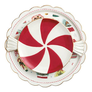Nested Xmas Candy Platter Set