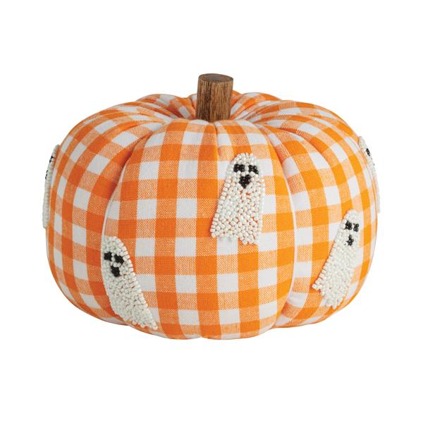 Ghost Beaded Icon Pumpkin