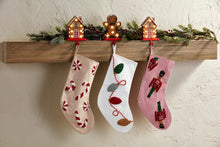 Ncracker Beaded Xmas Stocking