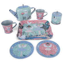 9 Piece Tin Tea Set - Enchanted