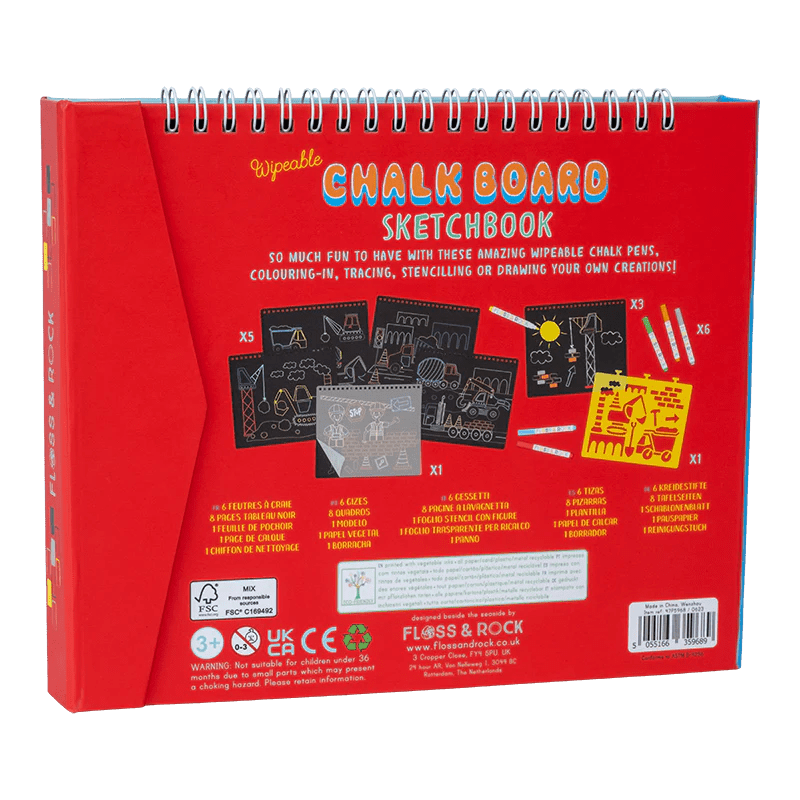 Chalk Board Sketchbook - Contruction