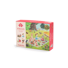 4 mini puzzles Las Estaciones (12 piezas)