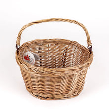 Bicycle wicker basket