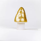 Small Mushroom Night Lamp, Gold