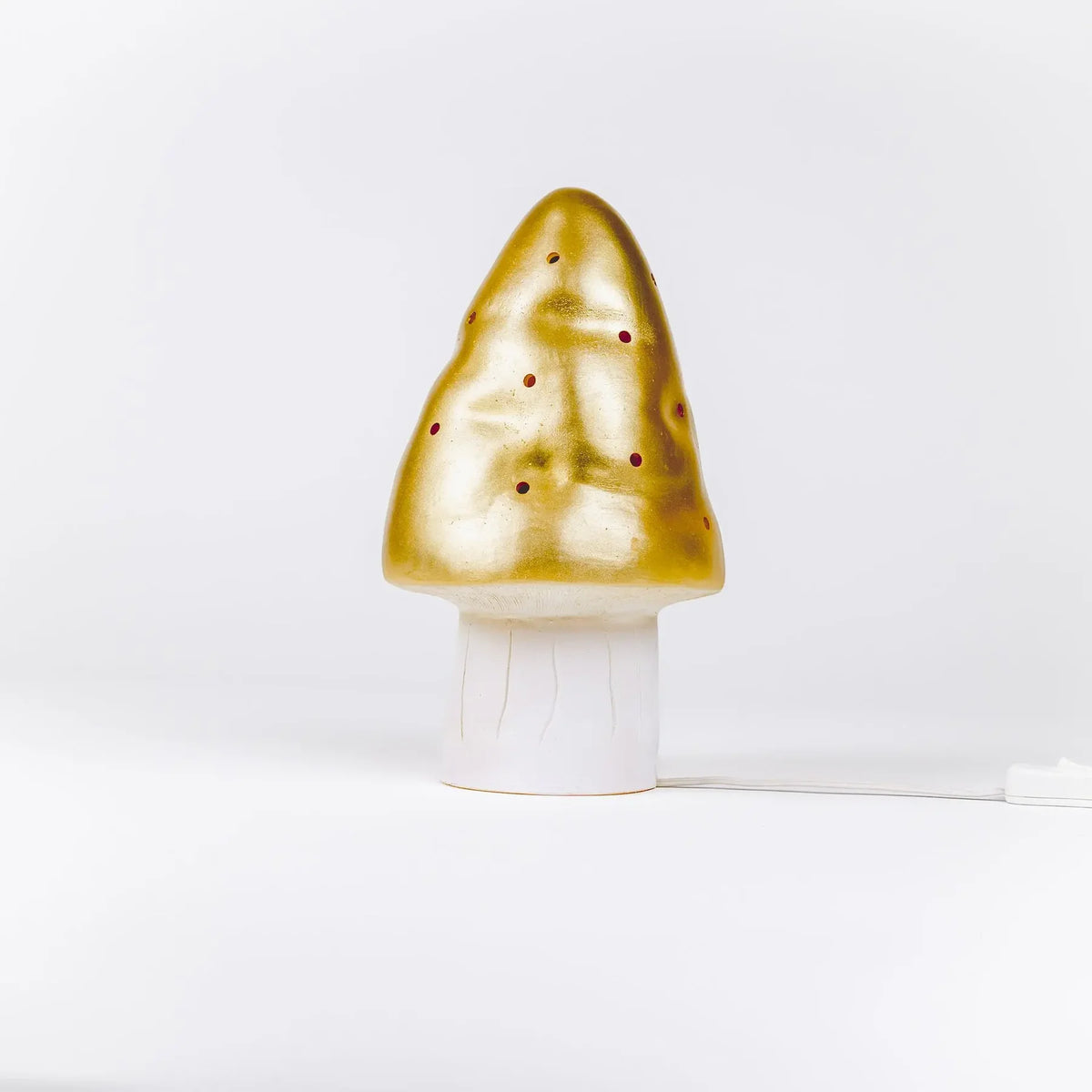 Small Mushroom Night Lamp, Gold