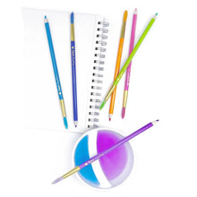 Colorbrush- Pastel watercolor pencil + paintbrush