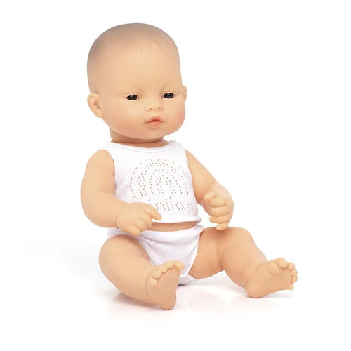 Muñeca Bebé Niña Asiática 32cm (ropa interior)