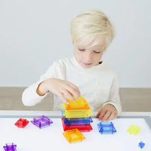 Translucent stacking pyramids 25 pcs