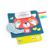 Feel to Learn: Crinkly sensory paper Red Panda