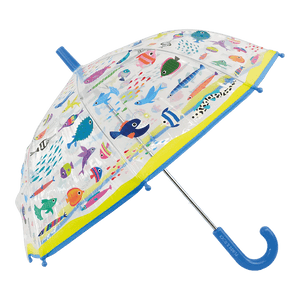 Colour Changing Umbrella - Ocean (Clear)