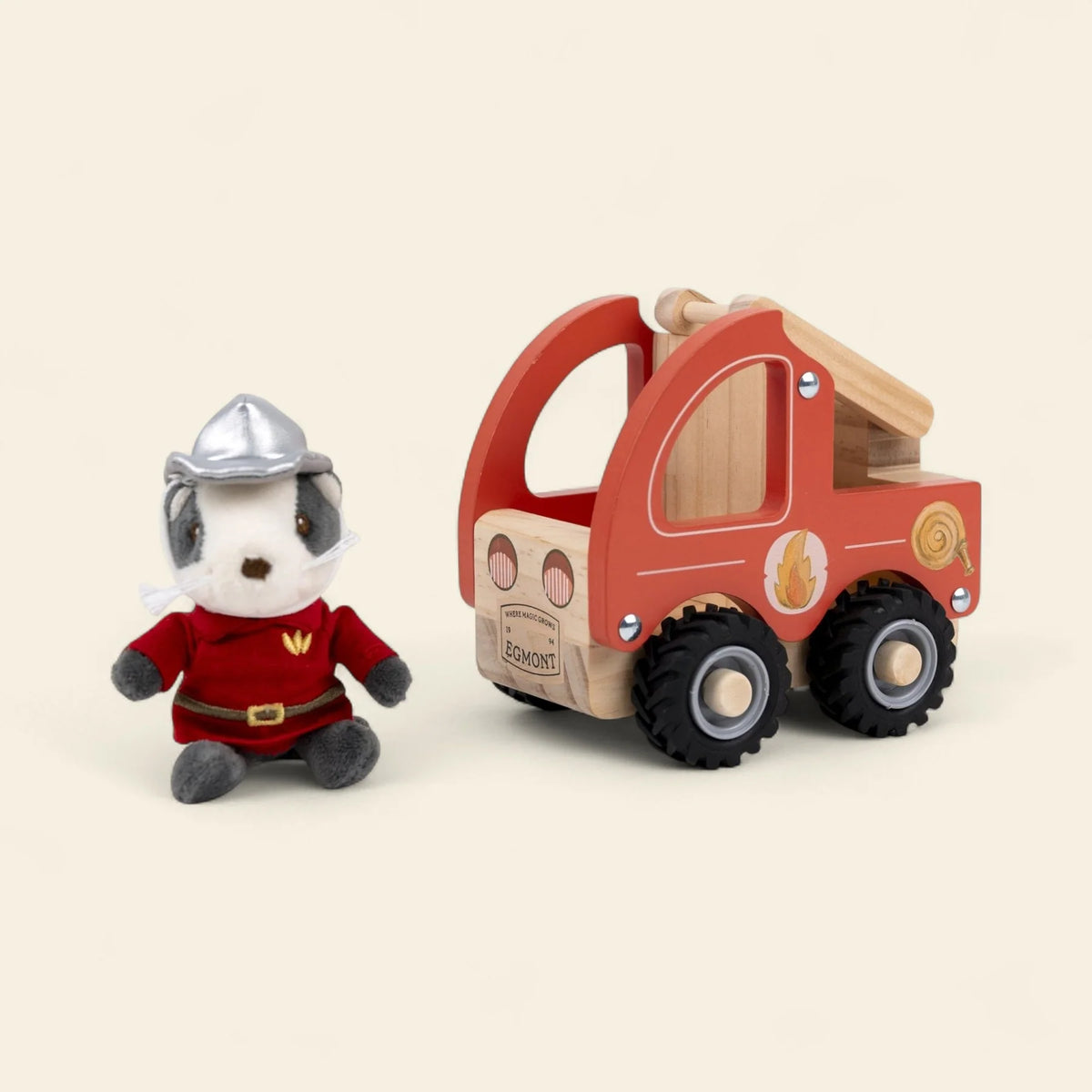 Fire Truck with Miniature Friend