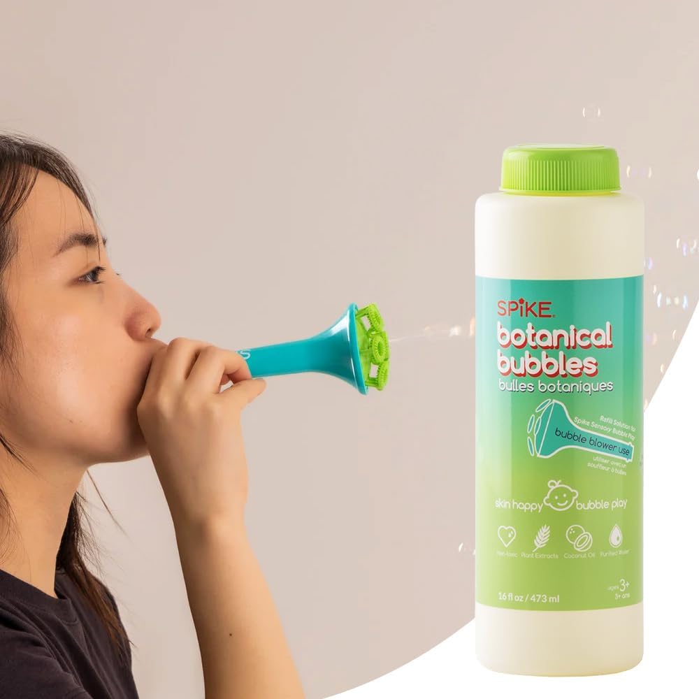 Spike Botanical Bubbles 16 fl oz Refill for Bubble Blower Use