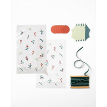Candy Bag Set a floral Christmas