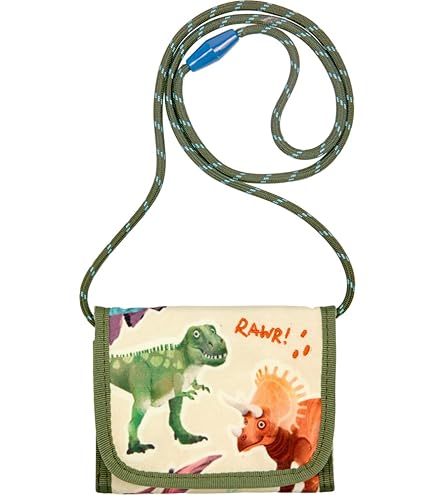 Purse With Cord Dino Friends