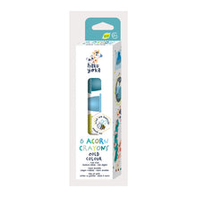 6 Acorn Crayons Cold Colours