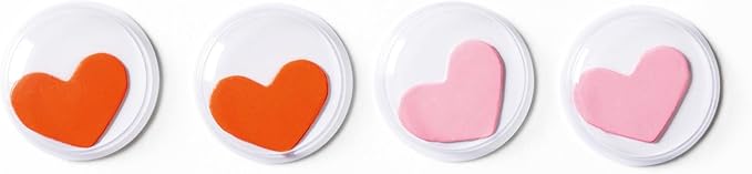 Wiggle eyes Hearts, Size S