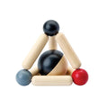 Triangle Clutching - High Contrast