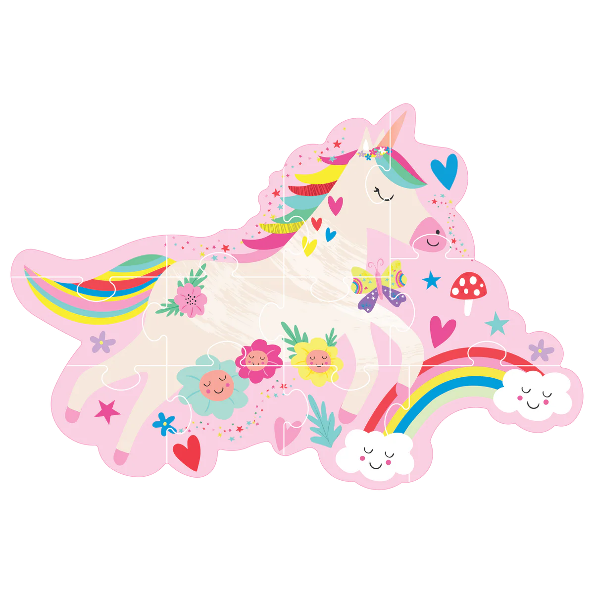 Shaped Puzzle - Rainbow Fairy 12 piece