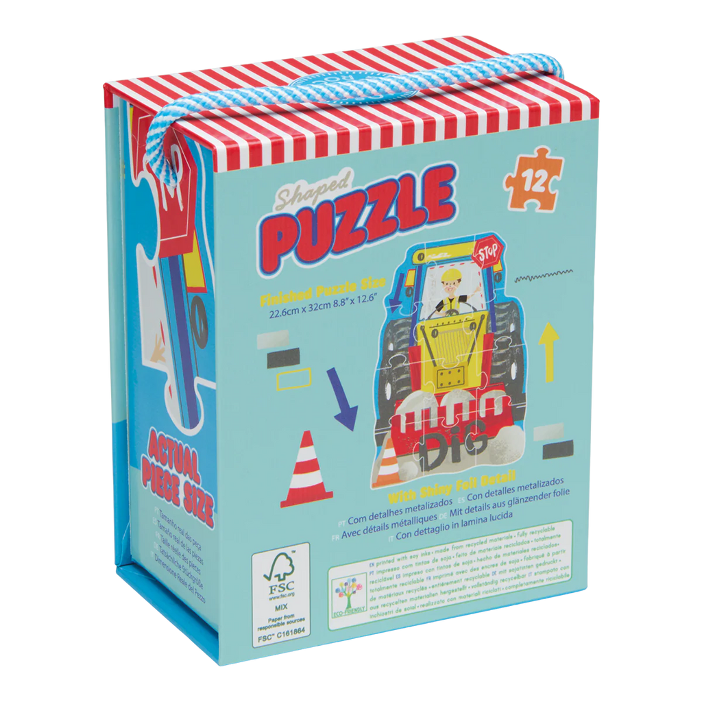Shaped Puzzle - Construction 12 piece