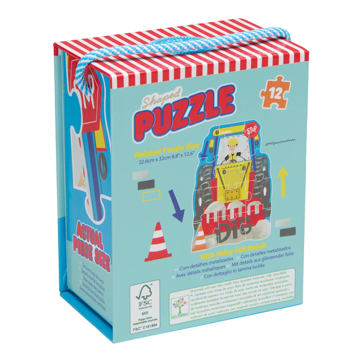 Shaped Puzzle - Construction 12 piece