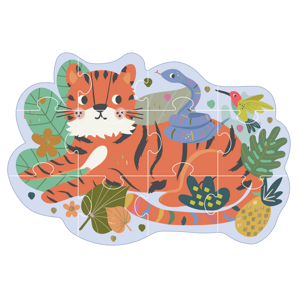 Shaped Puzzle- Jungle 12 piece