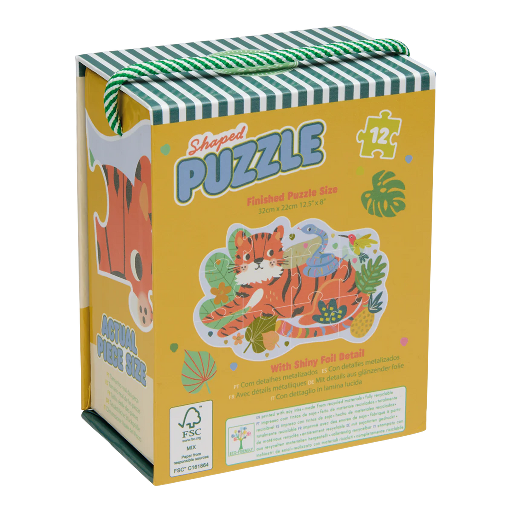 Shaped Puzzle- Jungle 12 piece