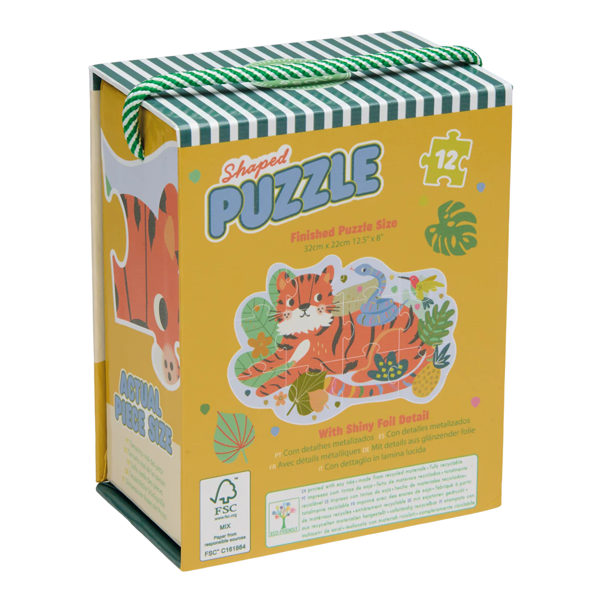Shaped Puzzle- Jungle 12 piece