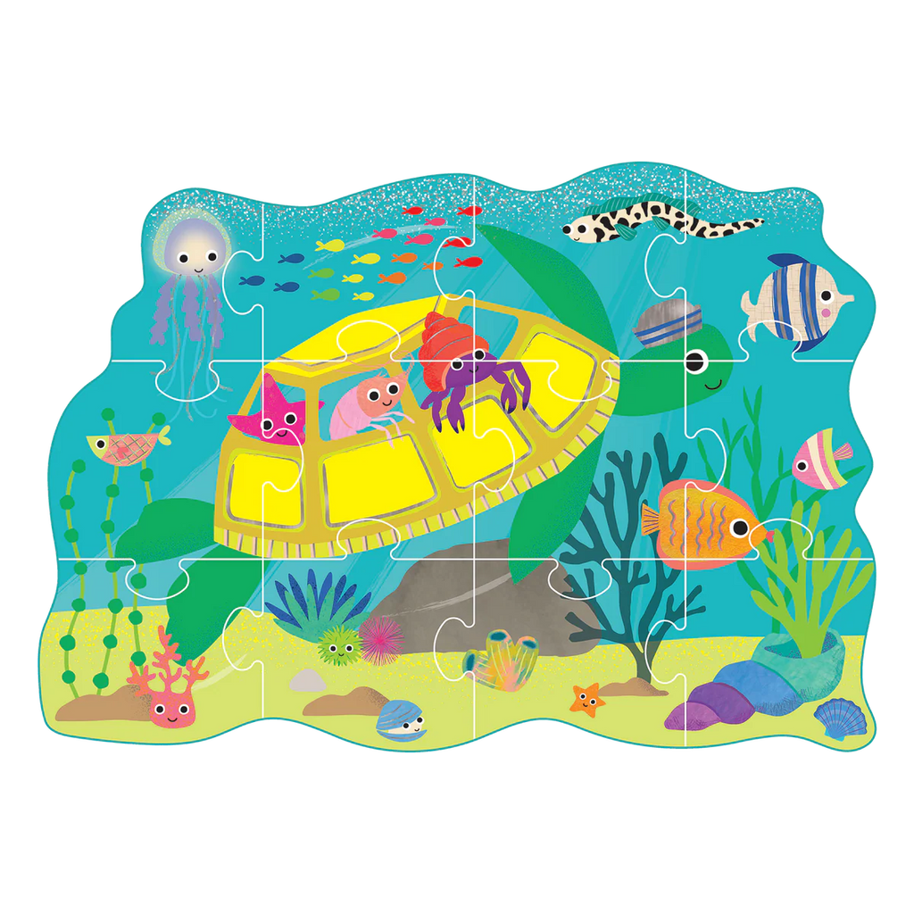 Shaped Puzzle- Ocean 12 piece