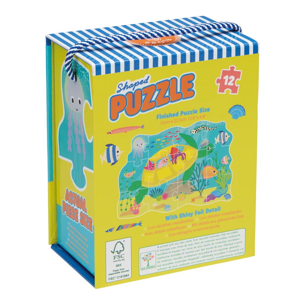 Shaped Puzzle- Ocean 12 piece