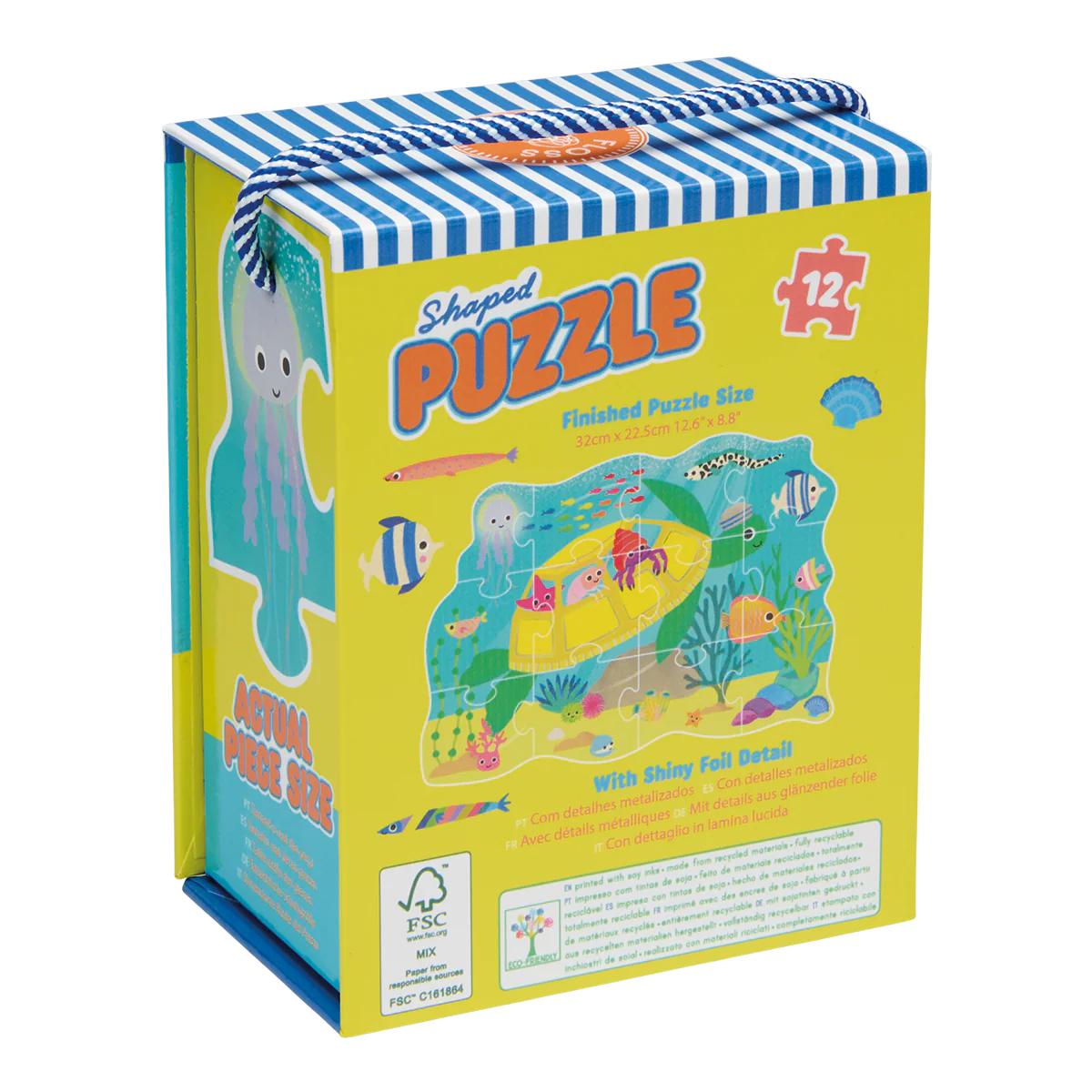 Shaped Puzzle- Ocean 12 piece