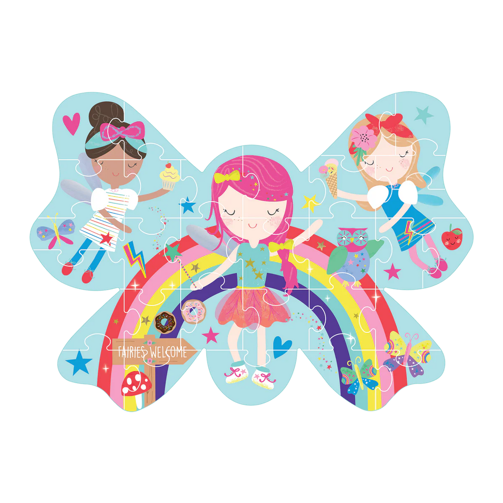 Shaped Puzzle - Rainbow Fairy 30-piece