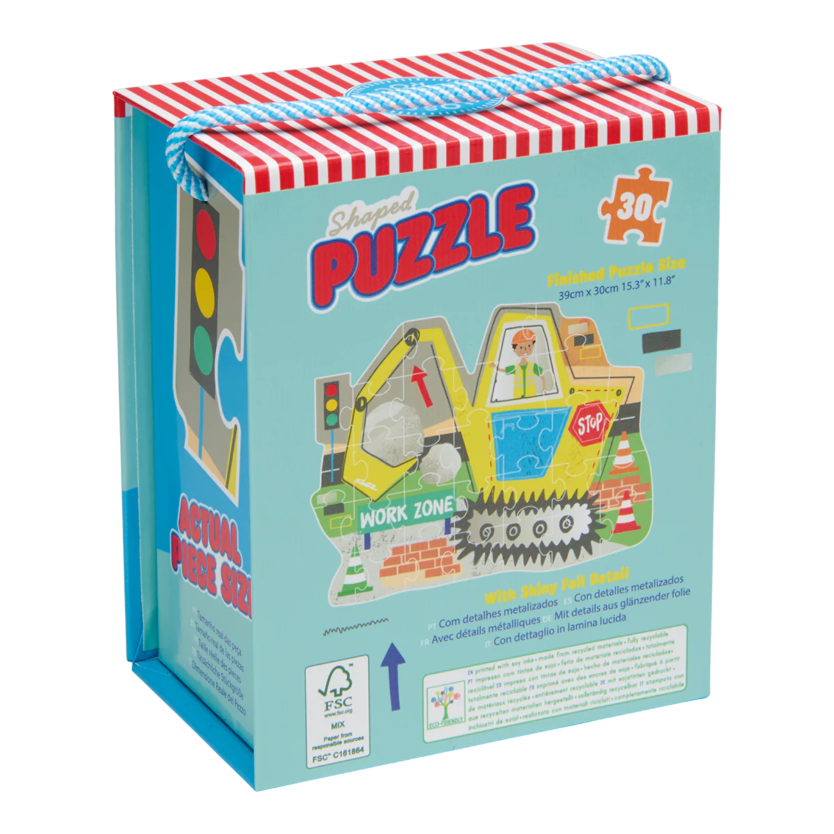 Shaped Puzzle - Construction 30-piece