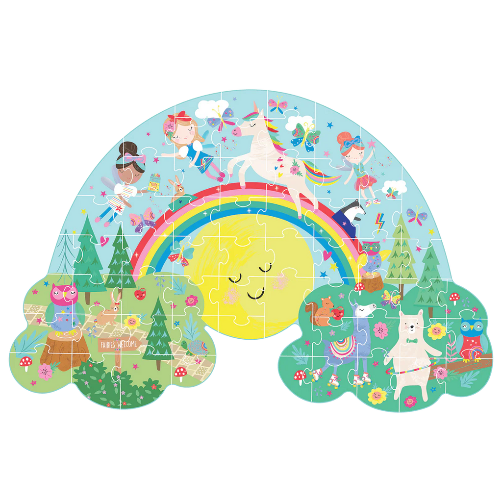 Shaped Puzzle - Rainbow Fairy 60-piece