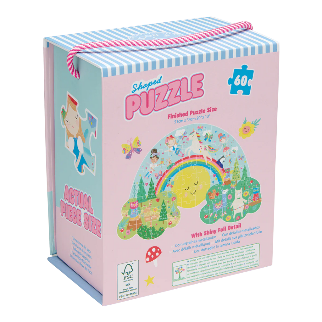 Shaped Puzzle - Rainbow Fairy 60-piece