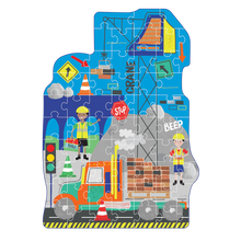 Shaped Puzzle - Construction 60-piece