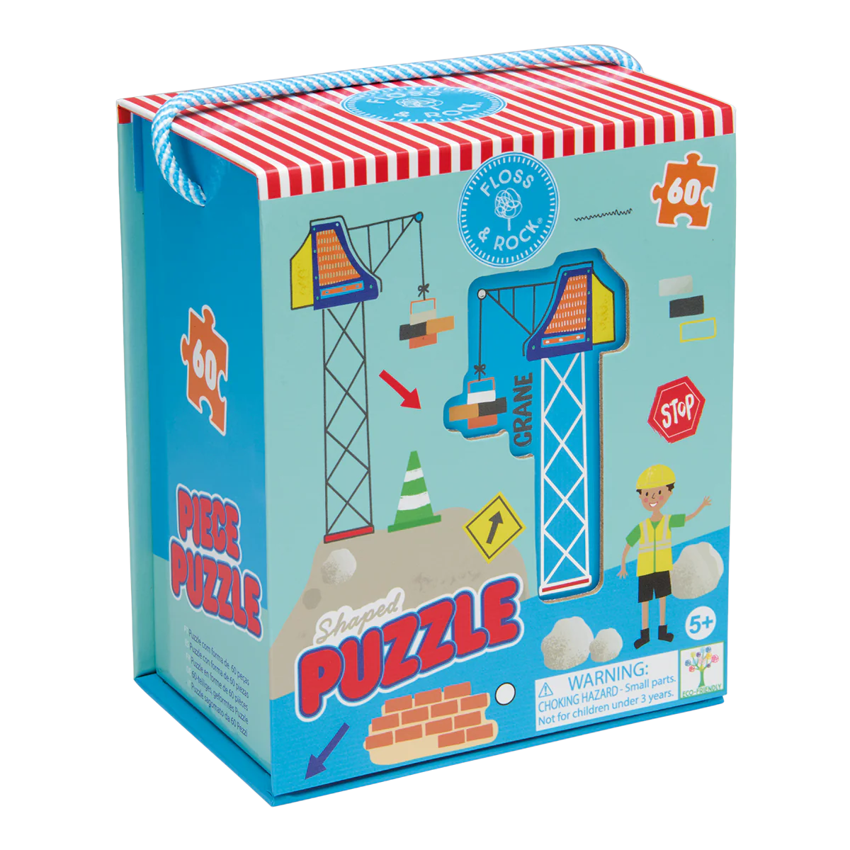 Shaped Puzzle - Construction 60-piece