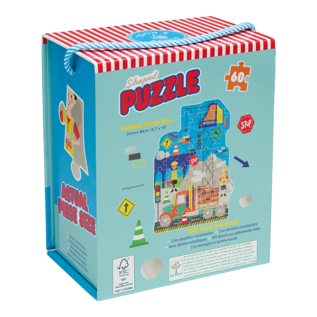 Shaped Puzzle - Construction 60-piece