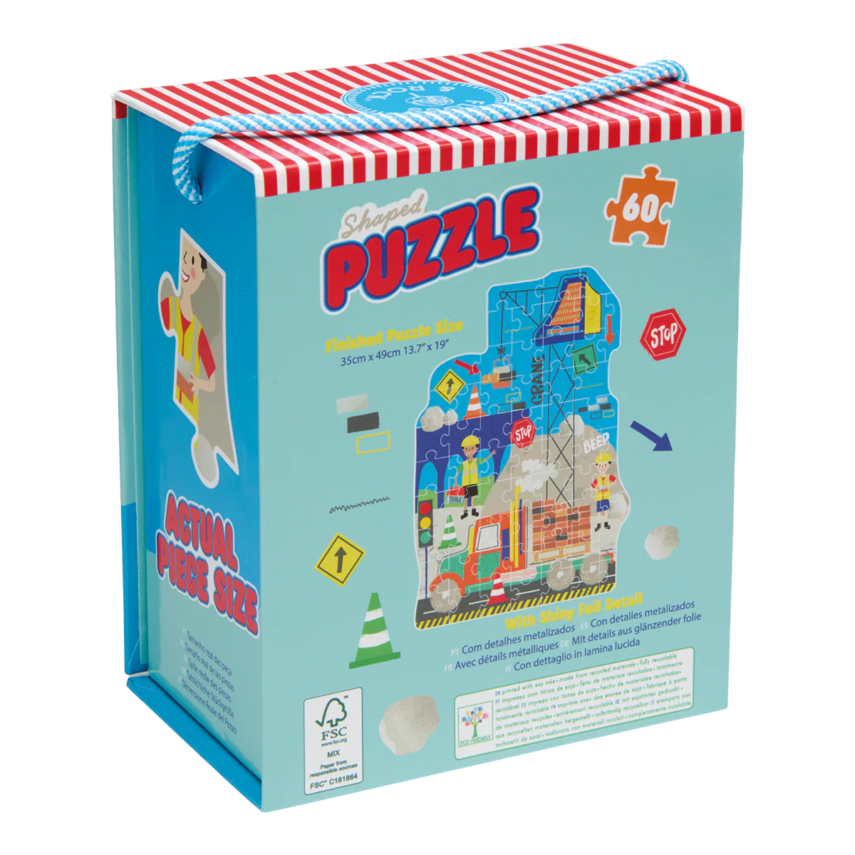 Shaped Puzzle - Construction 60-piece