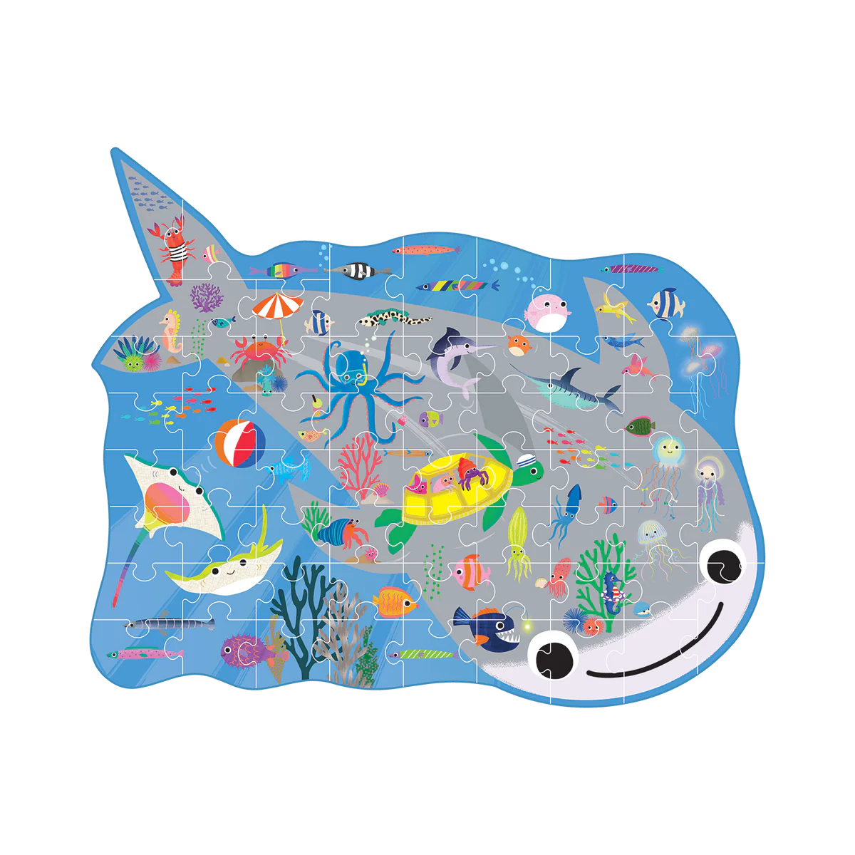 Shaped Puzzle - Ocean 60-piece