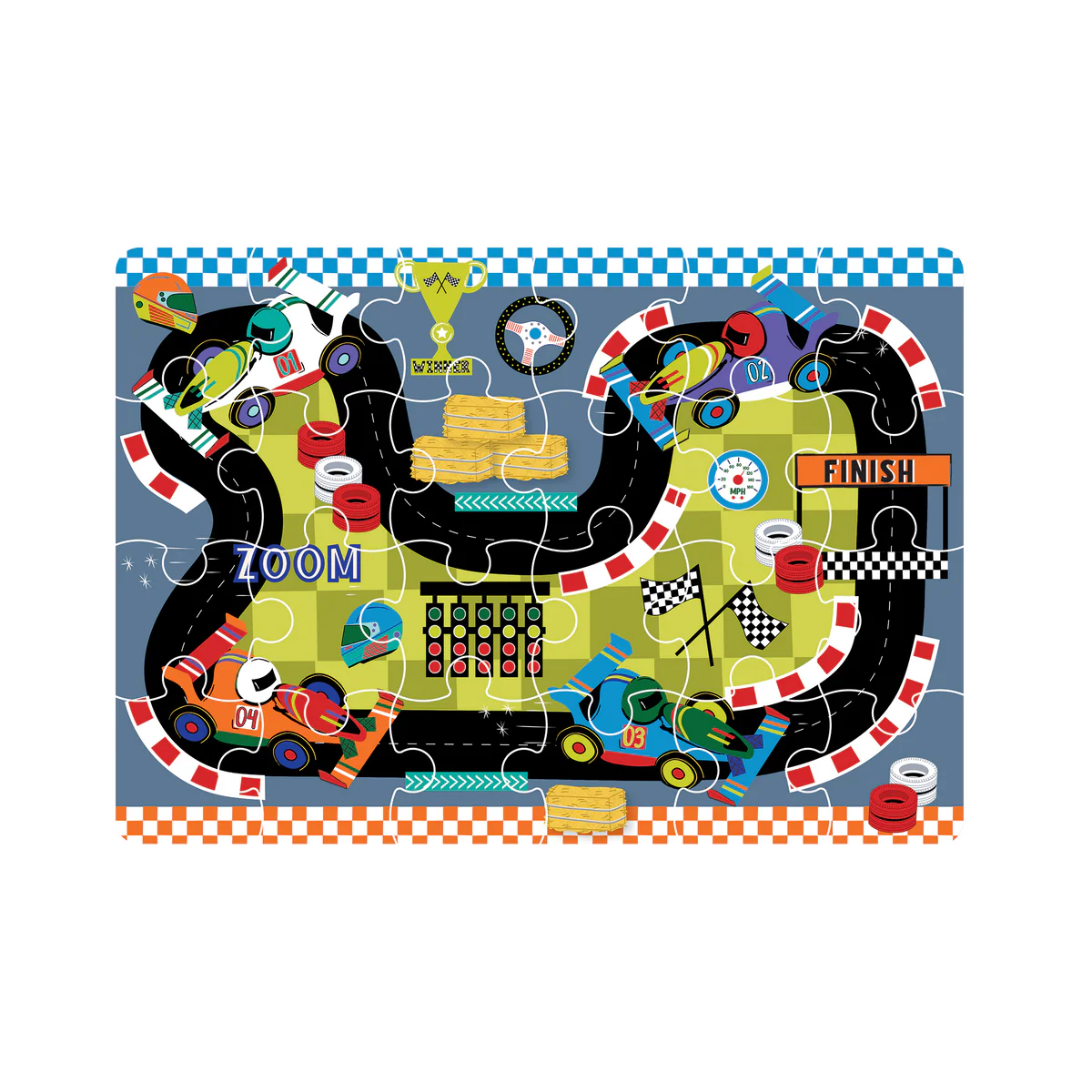 Mini Puzzle - Cars 24 piece