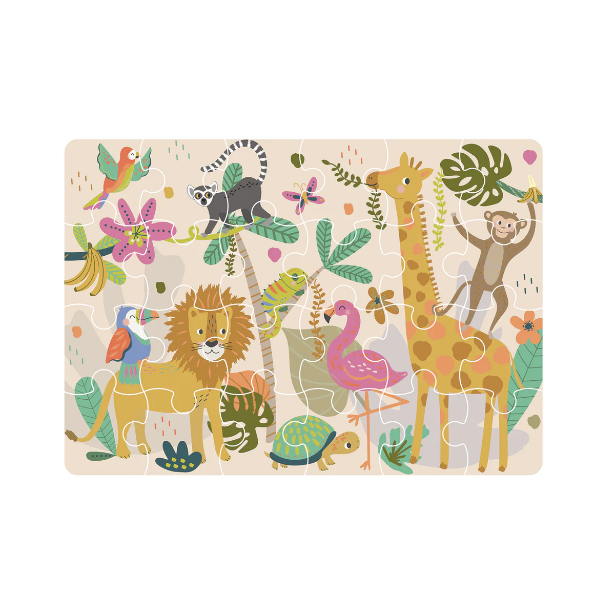 Mini Puzzle - Jungle 24 piece