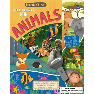 Search & Find Animals Flashlight Book