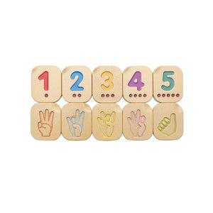 Hand Sign Numbers 1 - 10