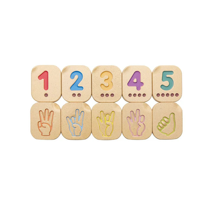 Hand Sign Numbers 1 - 10