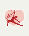 Bibidibú Stickers-Love Dance-Red