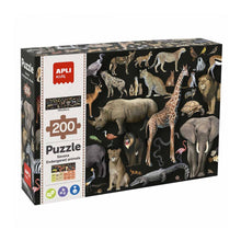 Puzle Animales amenazados Sabana