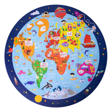 Circular Puzzle Worldmap (48 pieces)