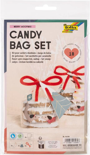 Candy Bag Set Merry Woofmas