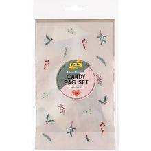 Candy Bag Set a floral Christmas